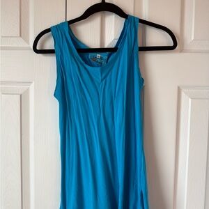 Women's Blue Sleeveless Top